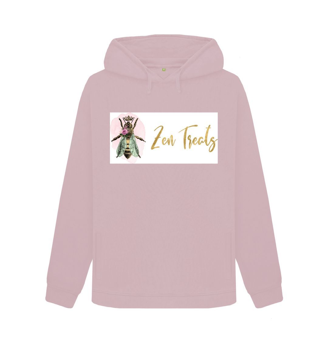 Mauve Zen Treats Hoodie Pink