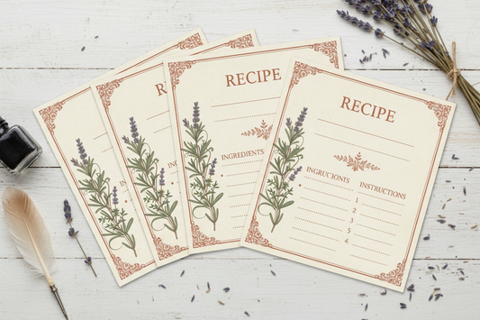 Printable Recipe Cards