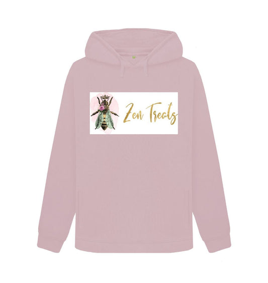 Mauve Zen Treats Hoodie Pink